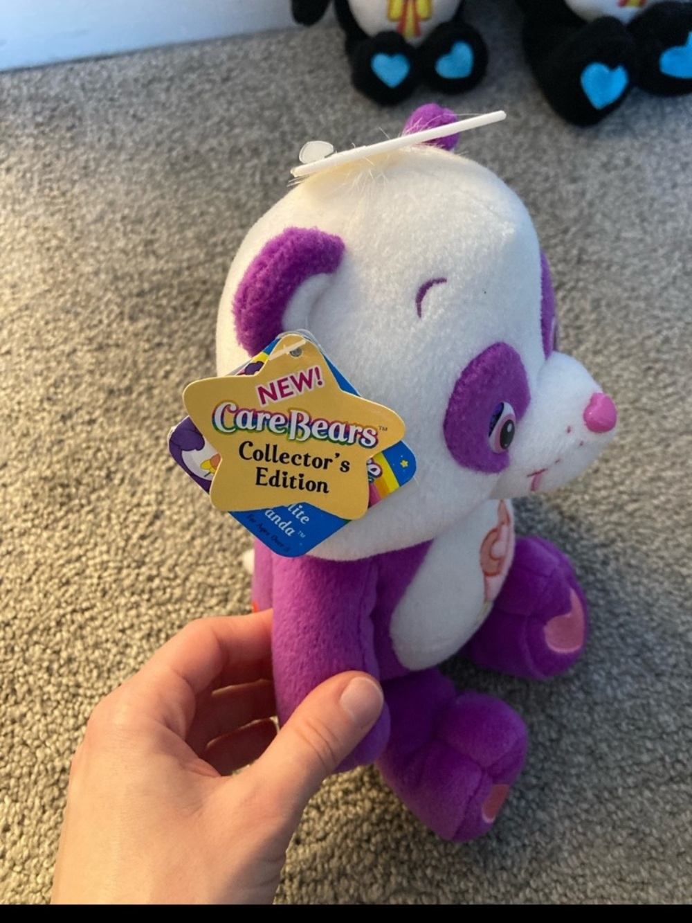 Care Bears Purple & White Polite Panda Collector Plush - Picture 2 of 3